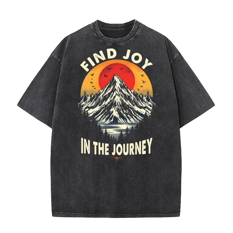 Find joy in the journey 09 Washed T-Shirt
