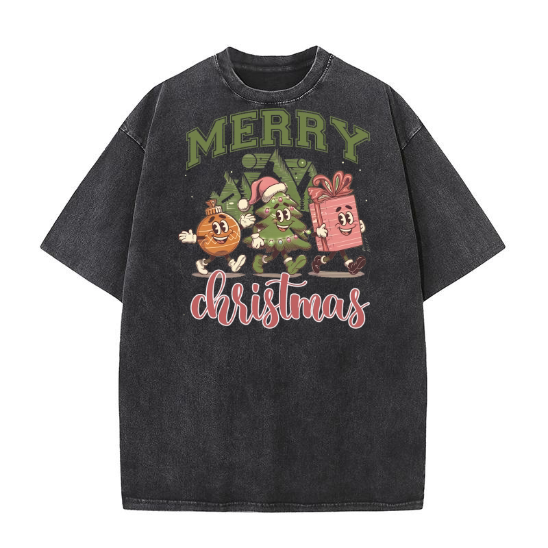 Merry Christmas 60 06 Washed T-Shirt