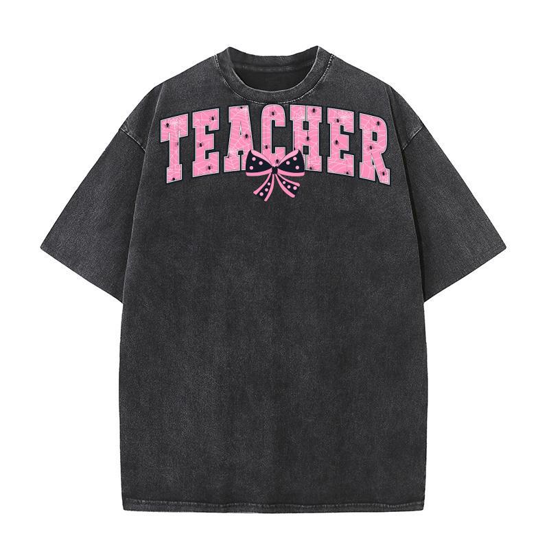 Teacger Halloween Washed T-Shirt