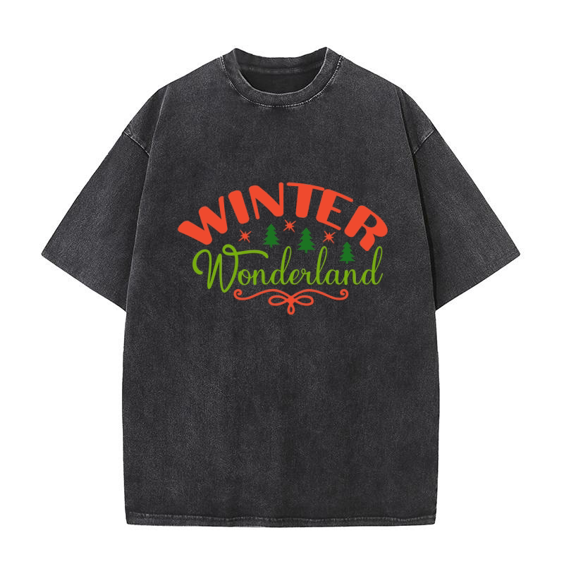 Winter wonderland Washed T-Shirt