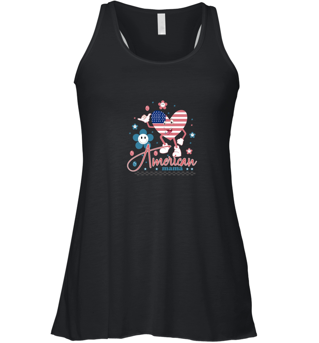 American Mama 02 Women's Flowy Tank Top