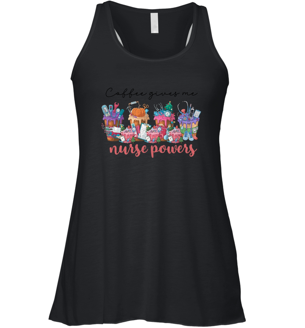 Christmas Nurse Sublimation Bundle 03 Women's Flowy Tank Top