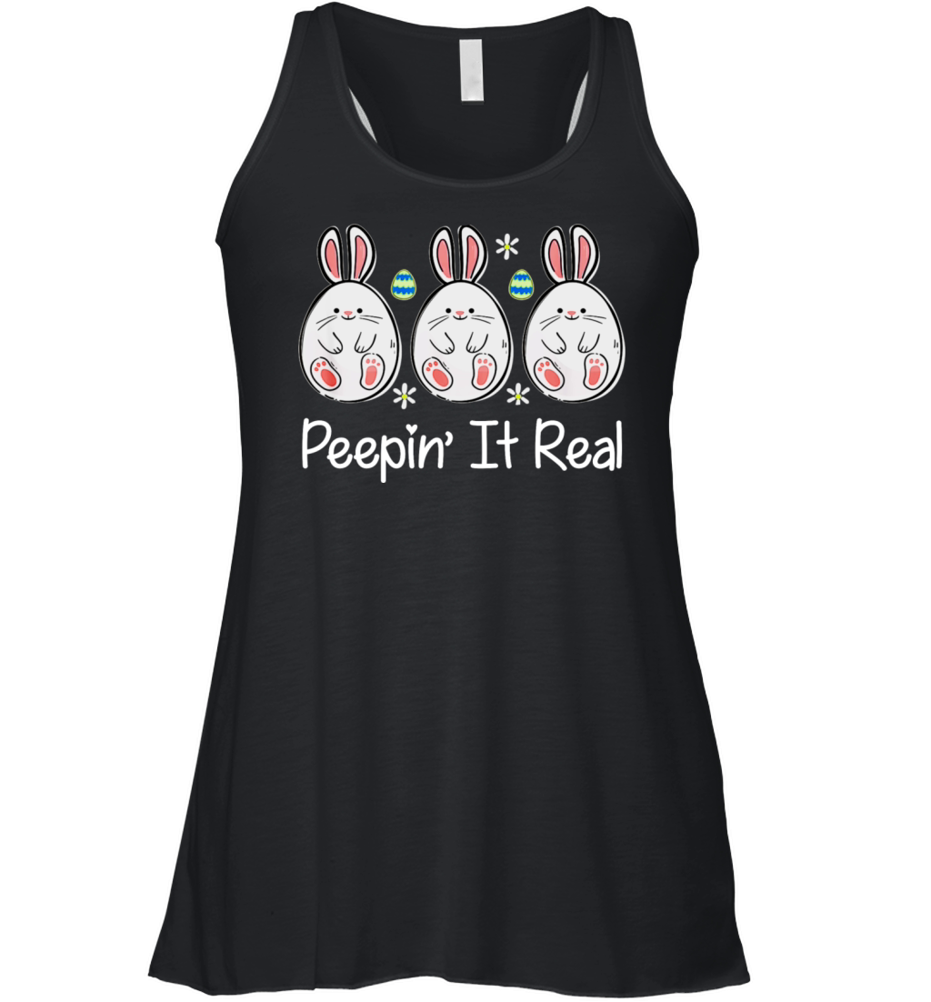 Easter Bunnies Easter Bunny For Easter Peepin Women's Flowy Tank Top