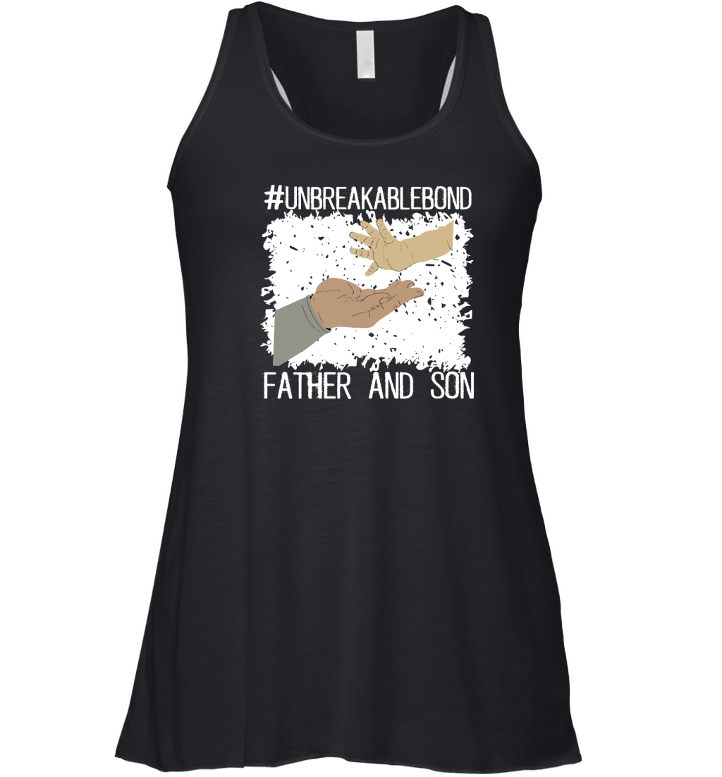 fathers day Unbreakable Bond Father and Son Women's Flowy Tank Top