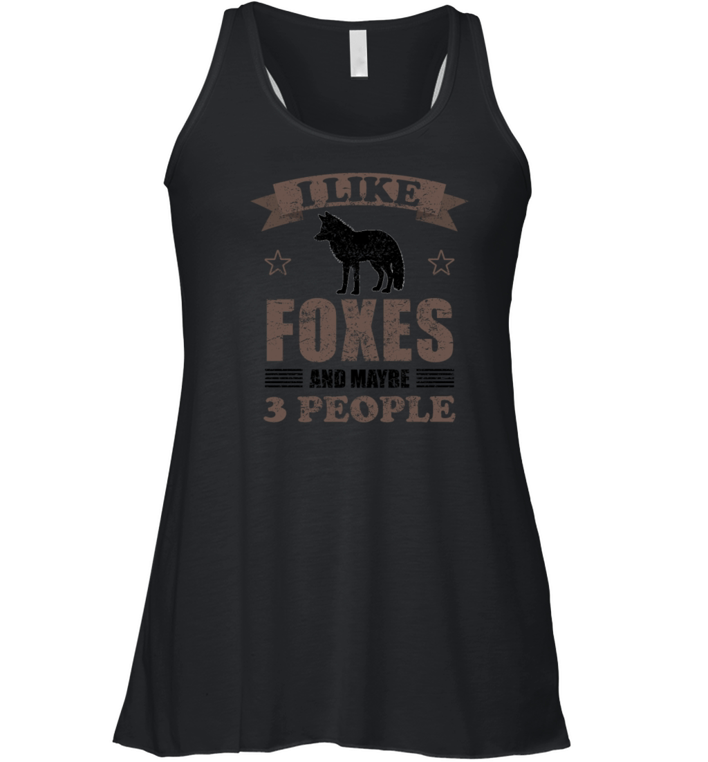 Fox Forest Animal Lovers Quote Gift Women's Flowy Tank Top