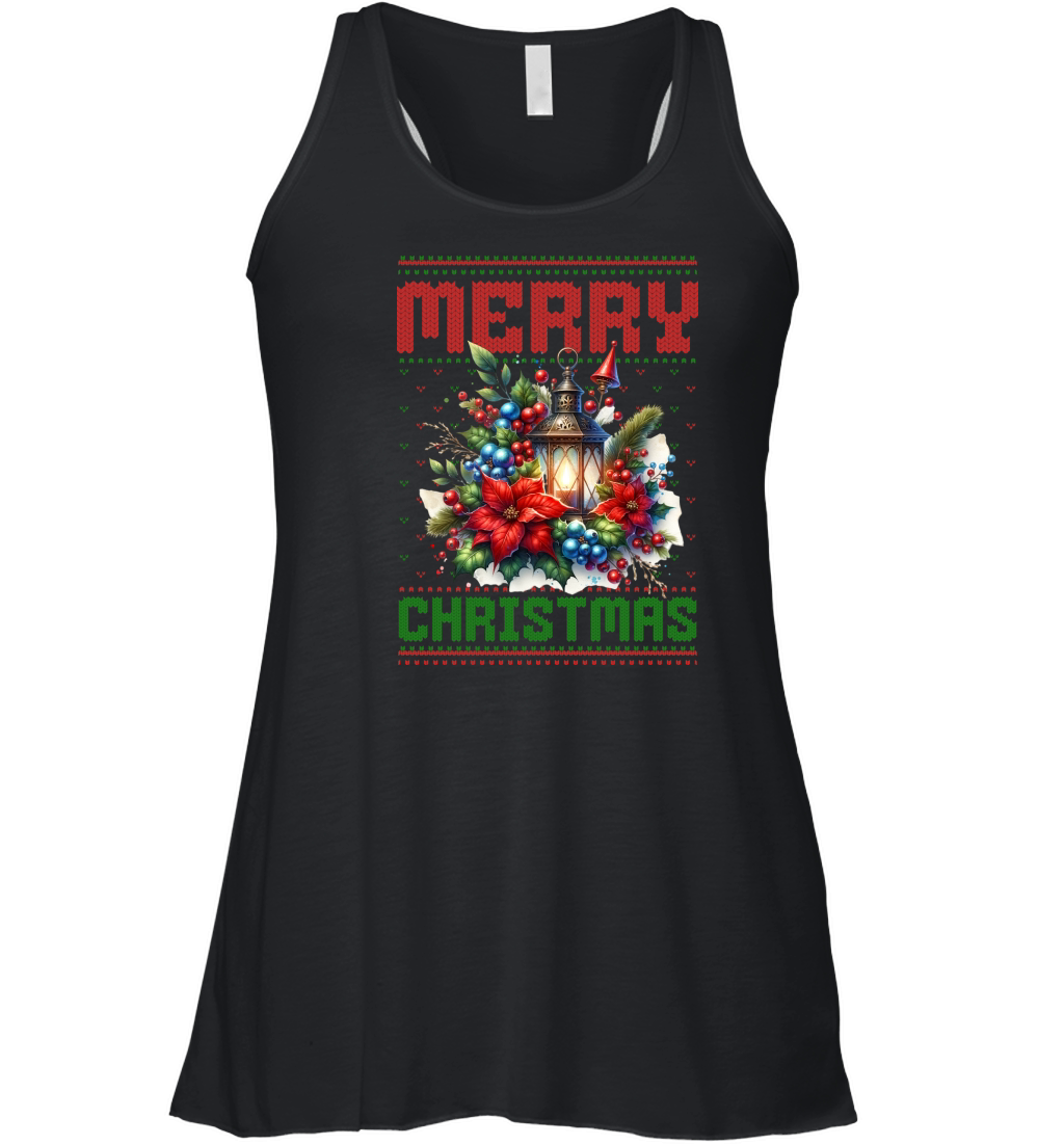 Merry christmas 59 47 Women's Flowy Tank Top
