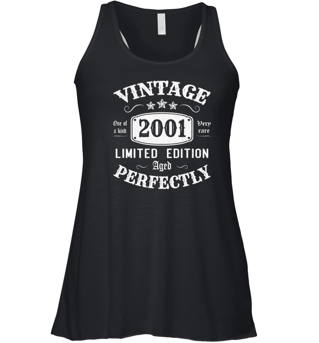 Vintage 2001 Limited Edition Aged Perfectly Women's Flowy Tank Top