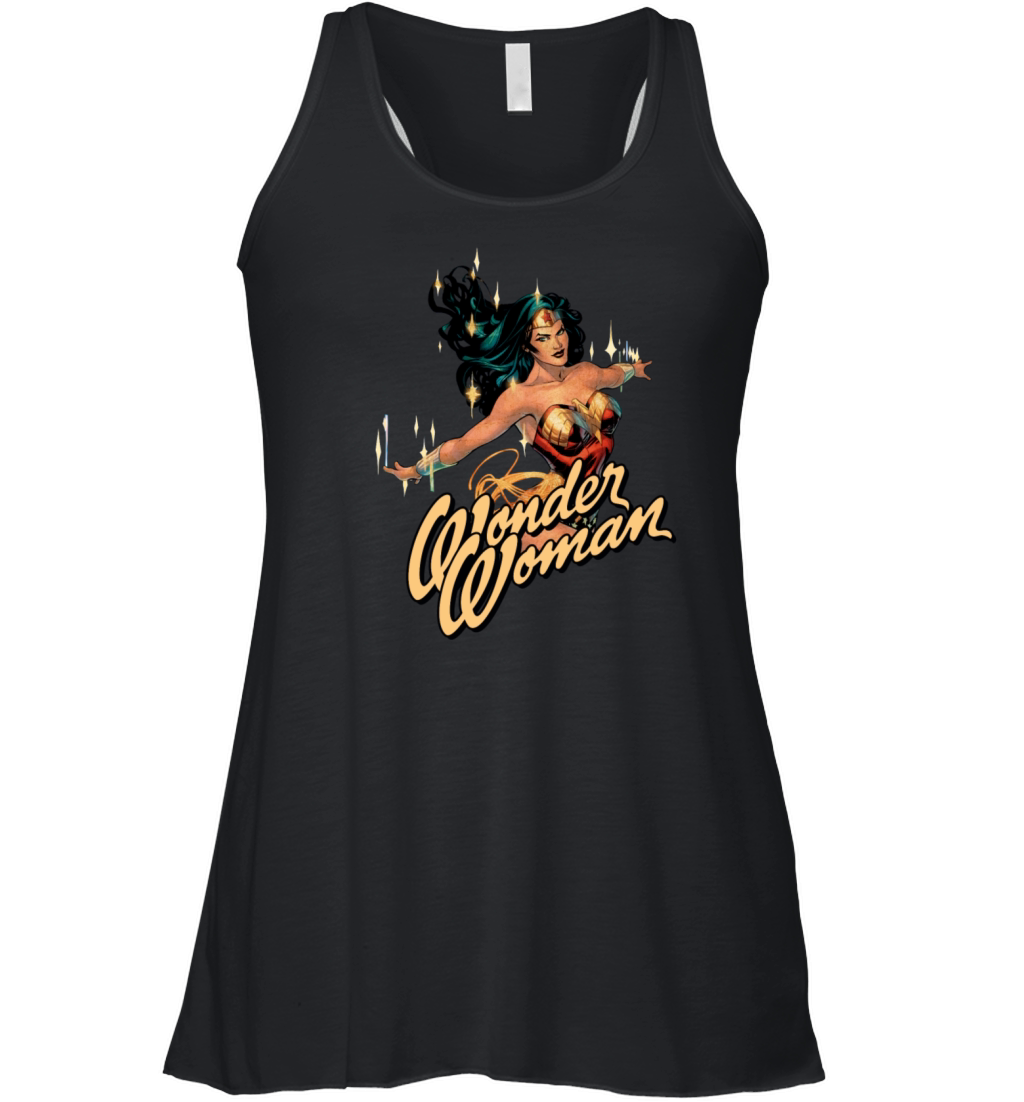 Wonder Woman Shiny Women's Flowy Tank Top