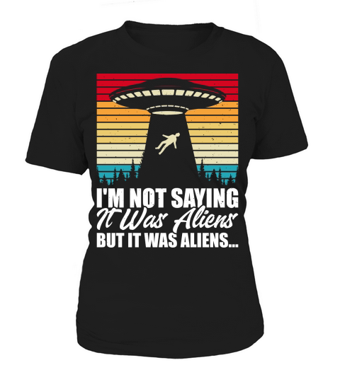 Funny Vintage UFO Alien Women's T-Shirt