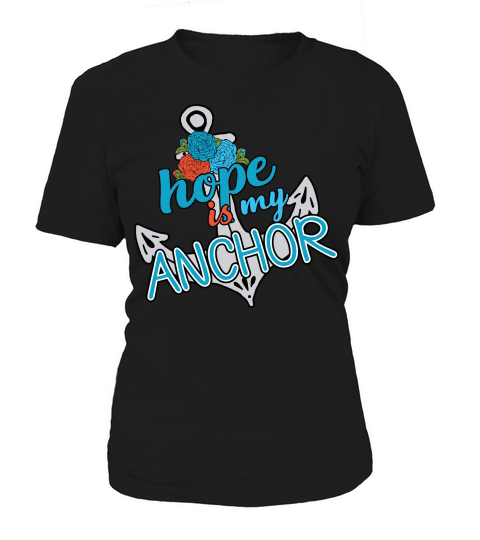 Hope is My Anchor Floral Women's T-Shirt