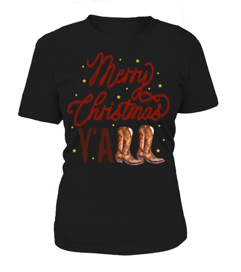 Merry Christmas Yall Cowboy Women's T-Shirt