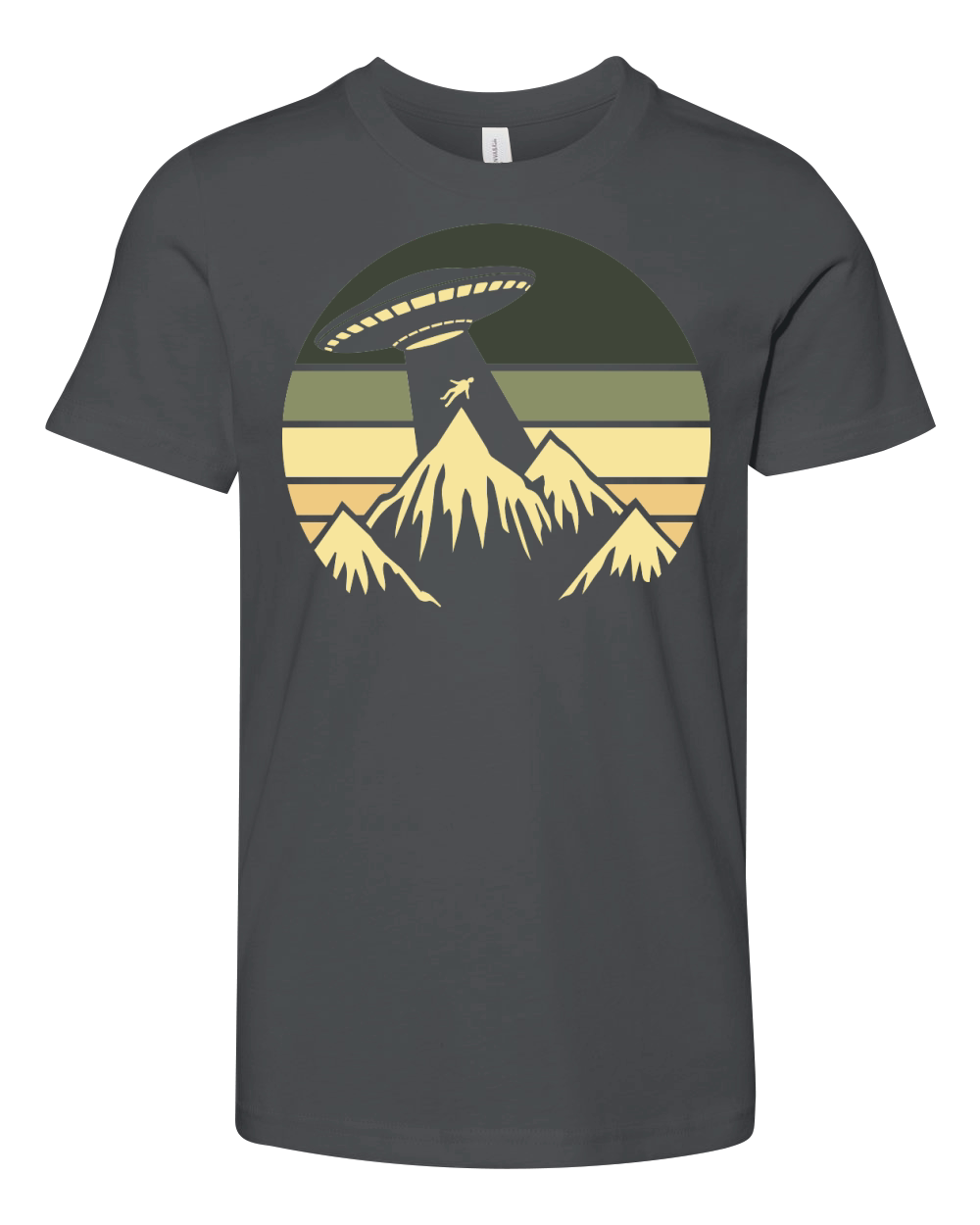 Vintage UFO Alien 34 Youth Unisex Jersey Tee