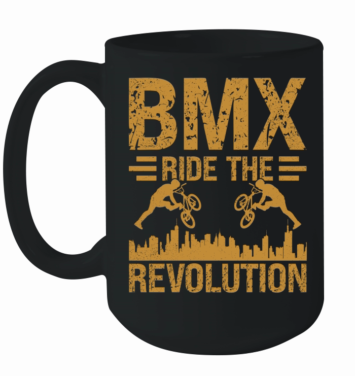 BMX Ride the Revolution Ceramic Mug