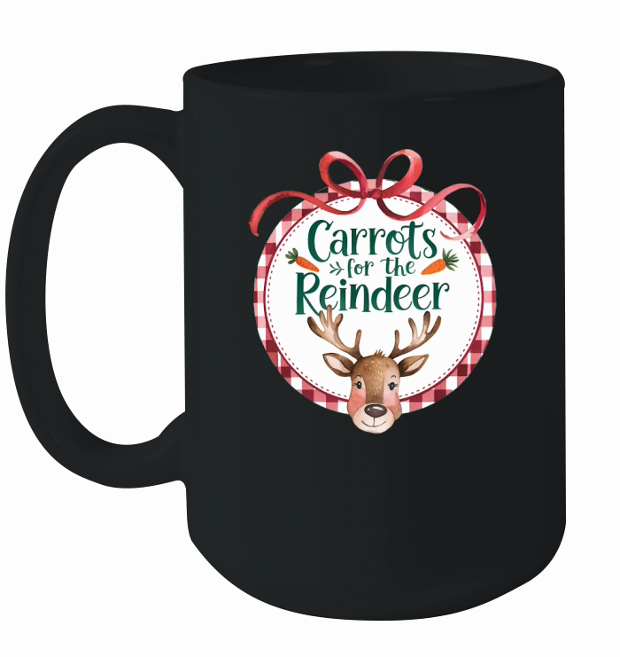 Carrots for The Reindeer Christmas Santa 1 Ceramic Mug