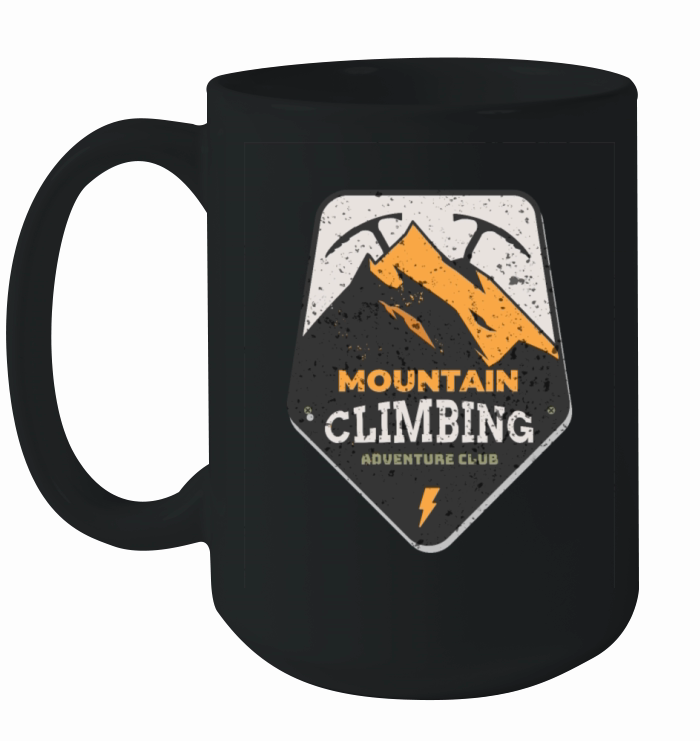 Climbing Mountain Outdor Hobby Sport Ceramic Mug