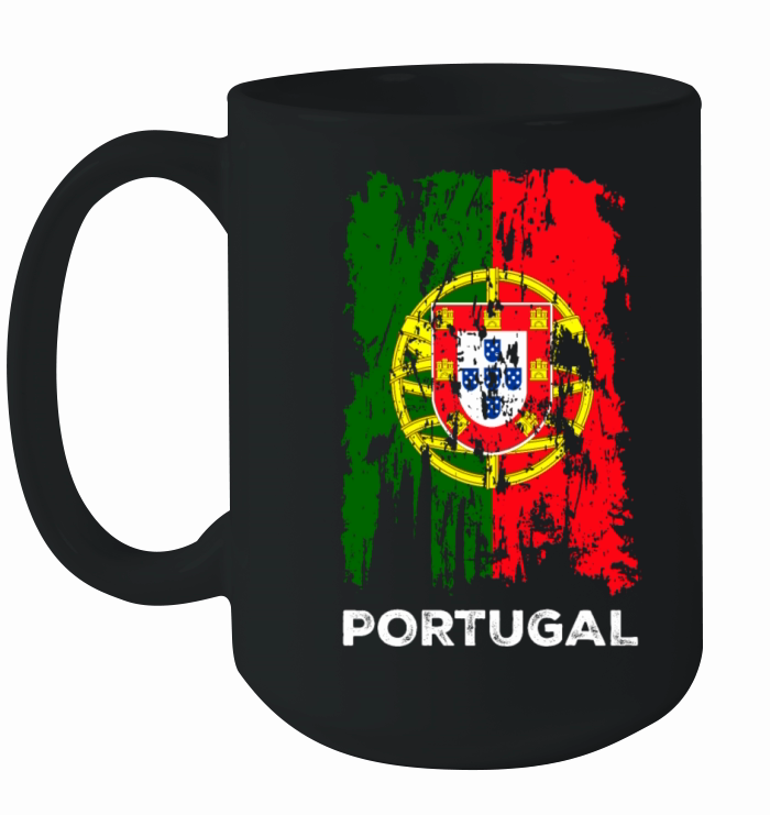 Distressed Portugal Country Flag Portuguese Pride Ceramic Mug