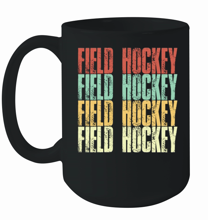 Field Hockey Vintage Ceramic Mug
