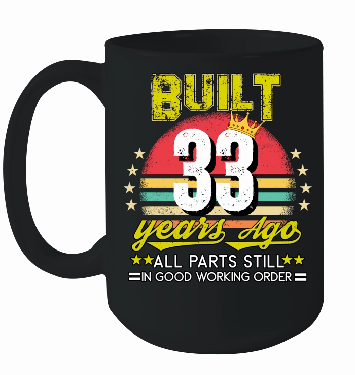 Vintage Birthday 33 Ceramic Mug
