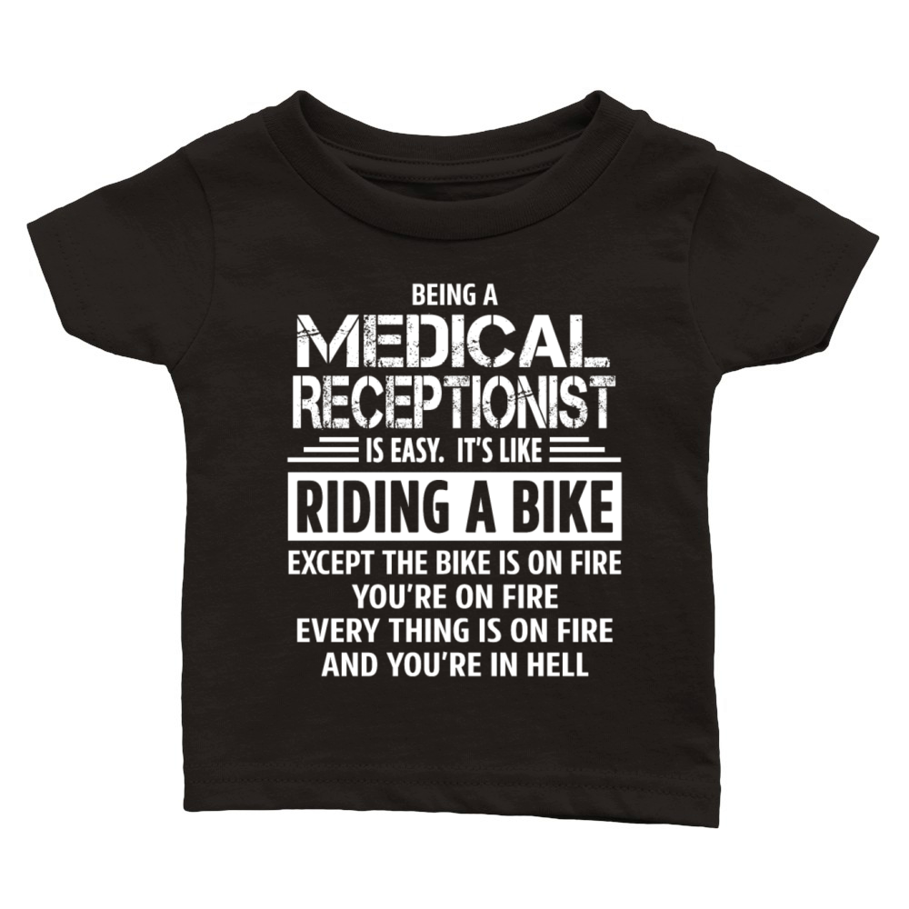 Medical Receptionist Classic Baby Crewneck T-shirt