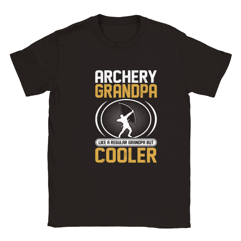 Archery Grandpa Like A Regular Grandpa But Cooler (6) Classic Kids Crewneck T-shirt