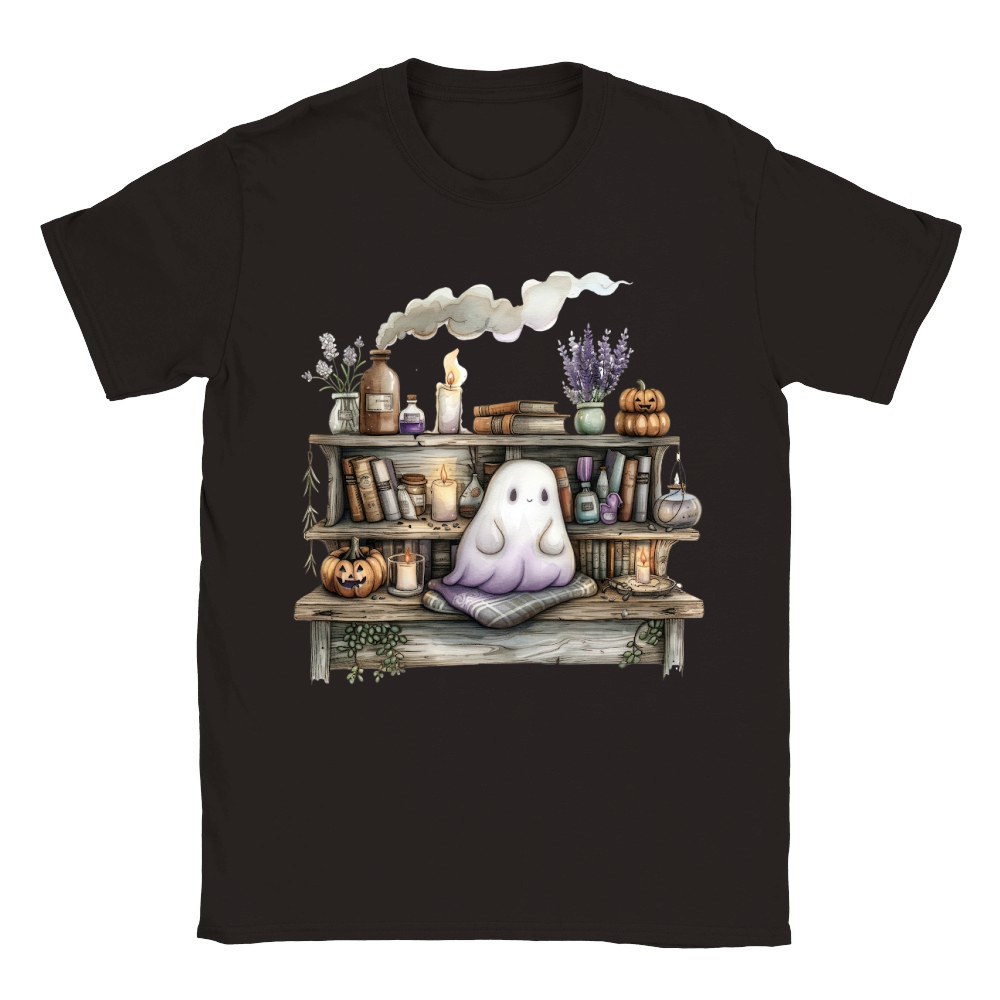 cute spooky book1 (3) OK Classic Kids Crewneck T-shirt
