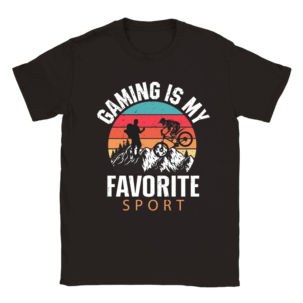 Hiking   Gaming is my favorite sport Classic Kids Crewneck T-shirt