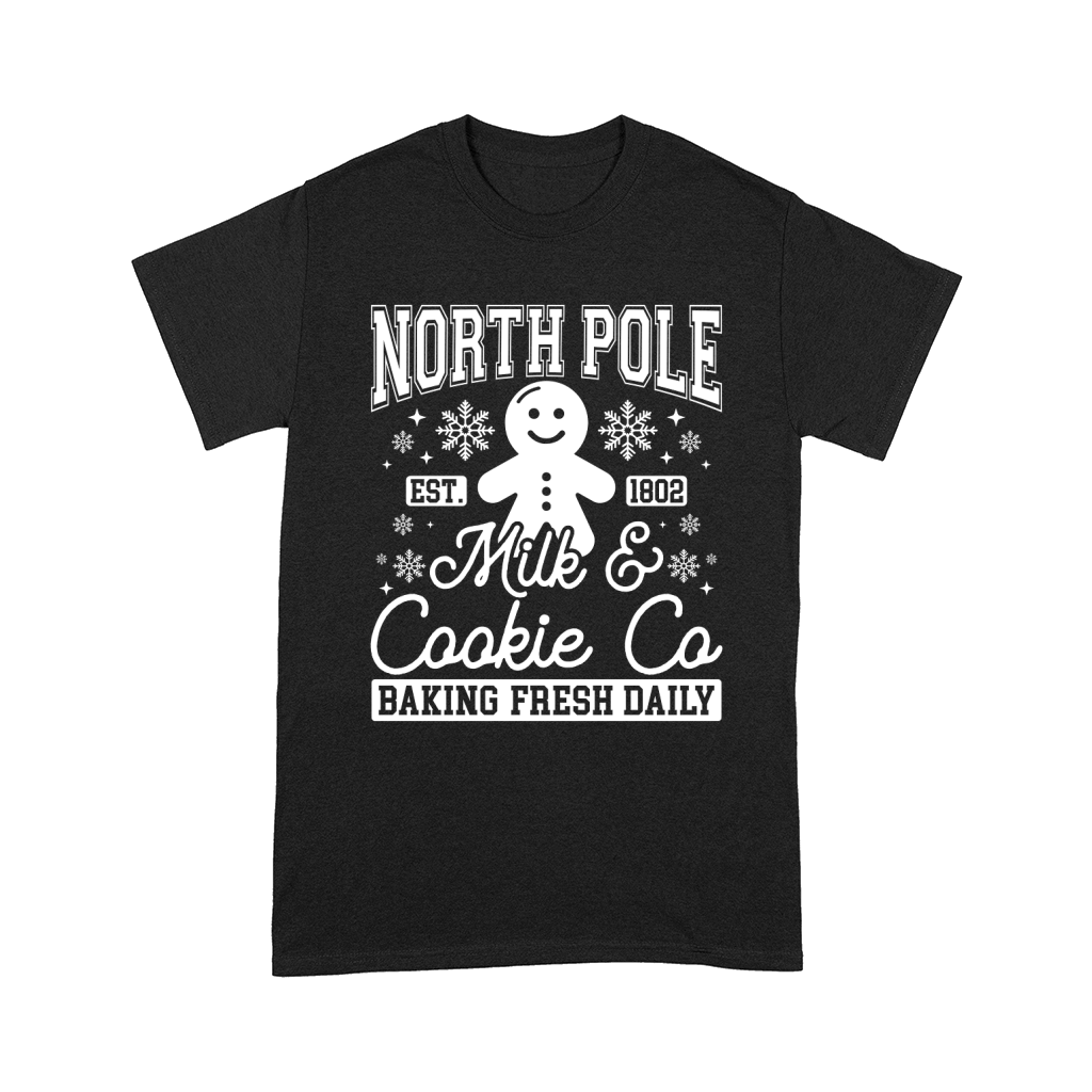 1 North Pole Est 1802 Milk & Cookie Co Baking Fresh Daily (white) Comfort T-shirt