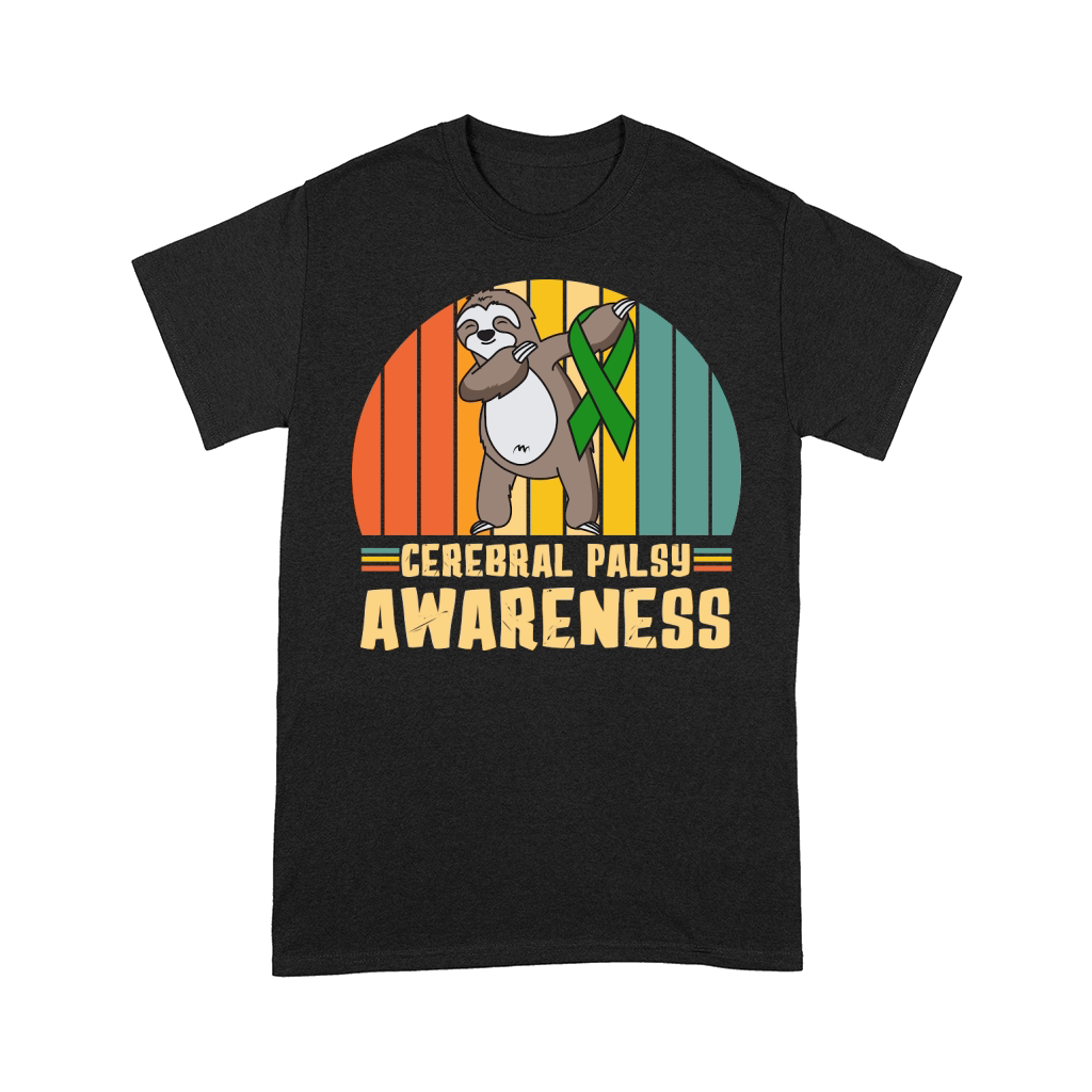 A220315 22 Cerebral Palsy Awareness Sloth Warrior Comfort T-shirt