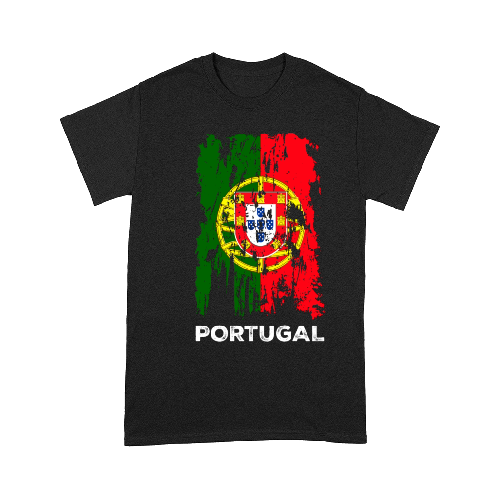 Distressed Portugal Country Flag Portuguese Pride Comfort T-shirt