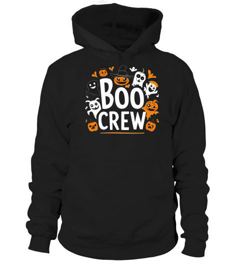 Halloween Boo Crew Hoodie Unisex
