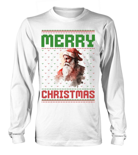 Merry christmas 59 90 Long sleeved Unisex