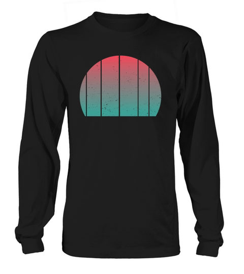 Vintage Retro Sunset (7) Long sleeved Unisex