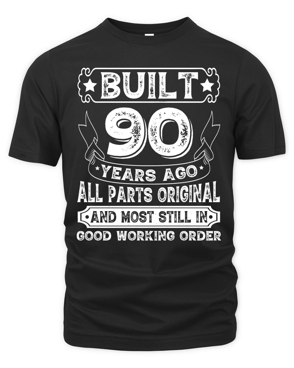 Built 90 Years Ago All Parts Original  (2) Organic Unisex T-shirt