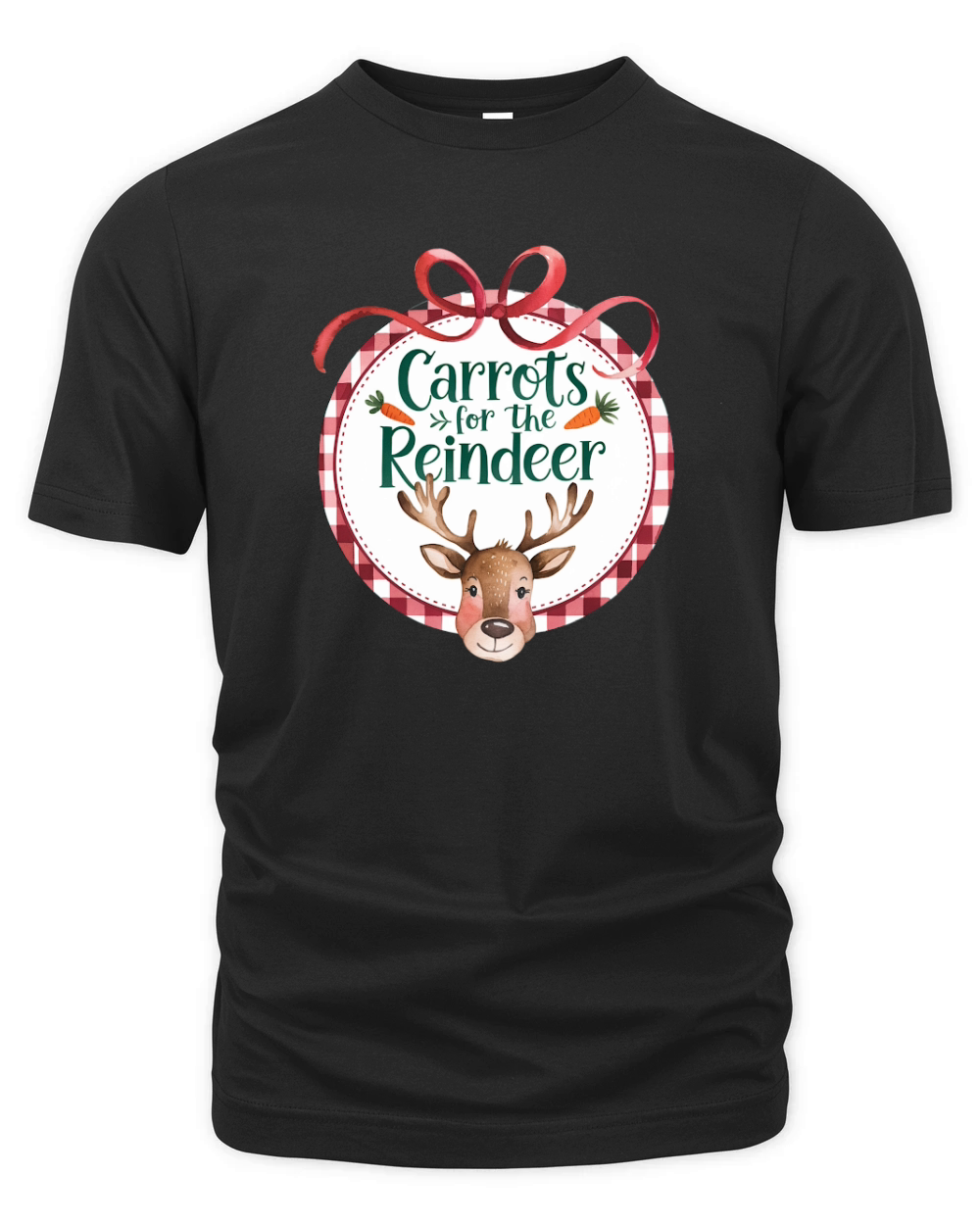 Carrots for The Reindeer Christmas Santa 1 Organic Unisex T-shirt