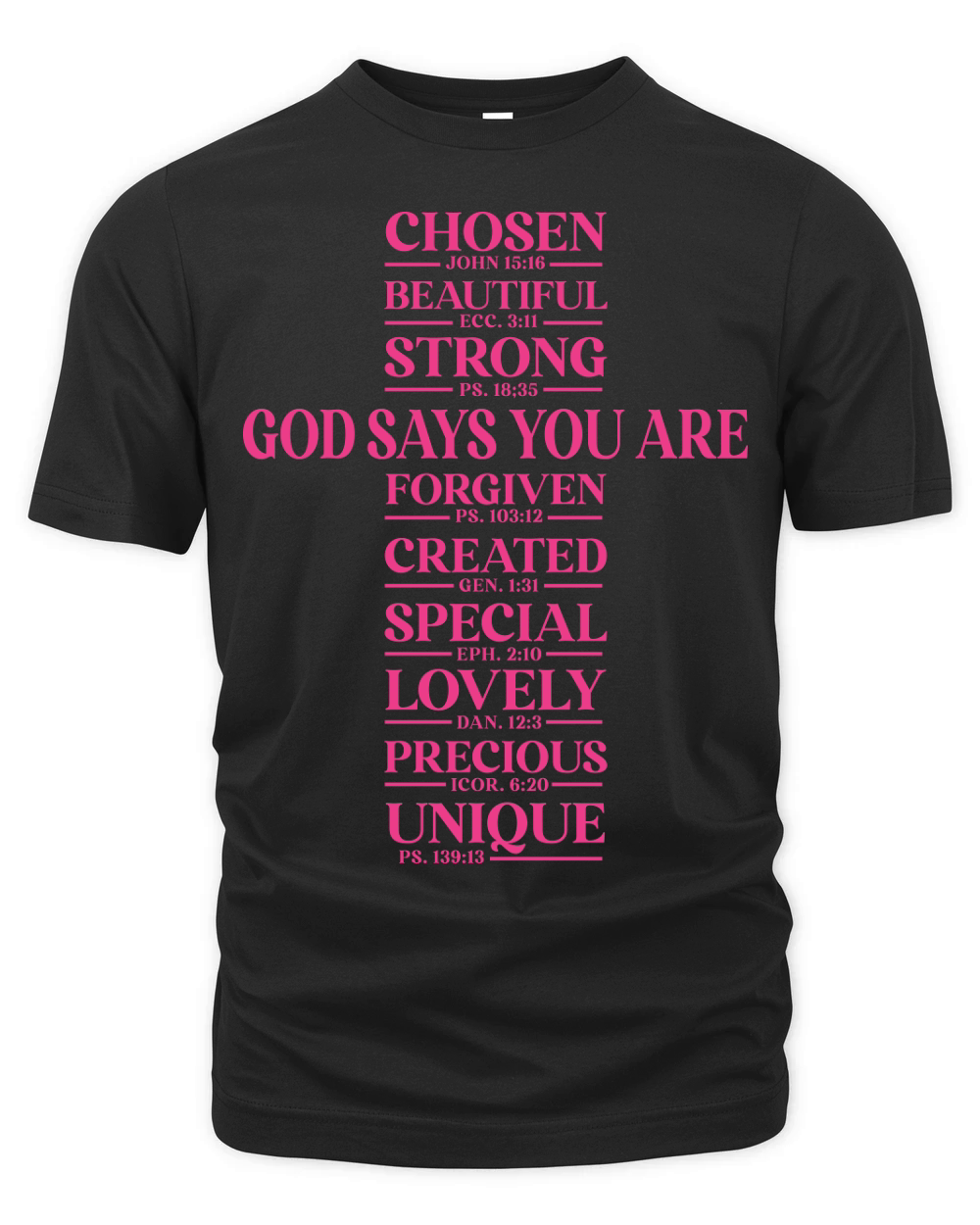god says you are forgiven created Organic Unisex T-shirt