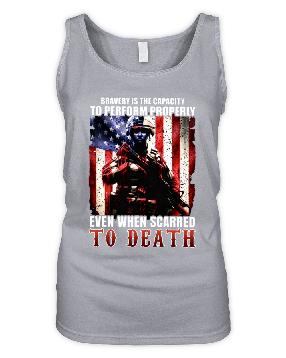bravery is the capacity to perform properily even Organic Women's Tank Top