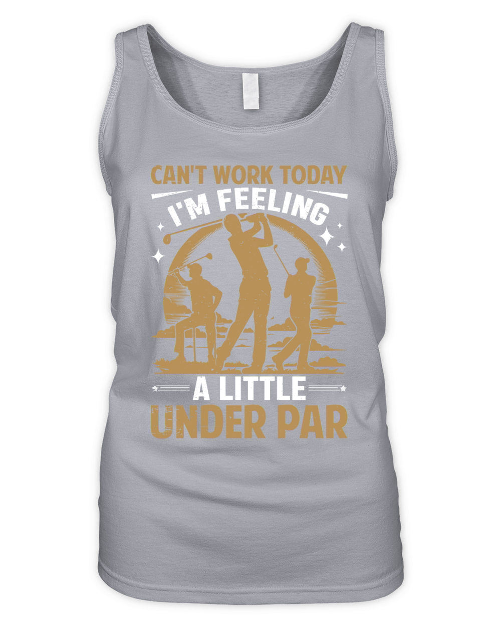 Cant work today im feeling a litte under par Organic Women's Tank Top