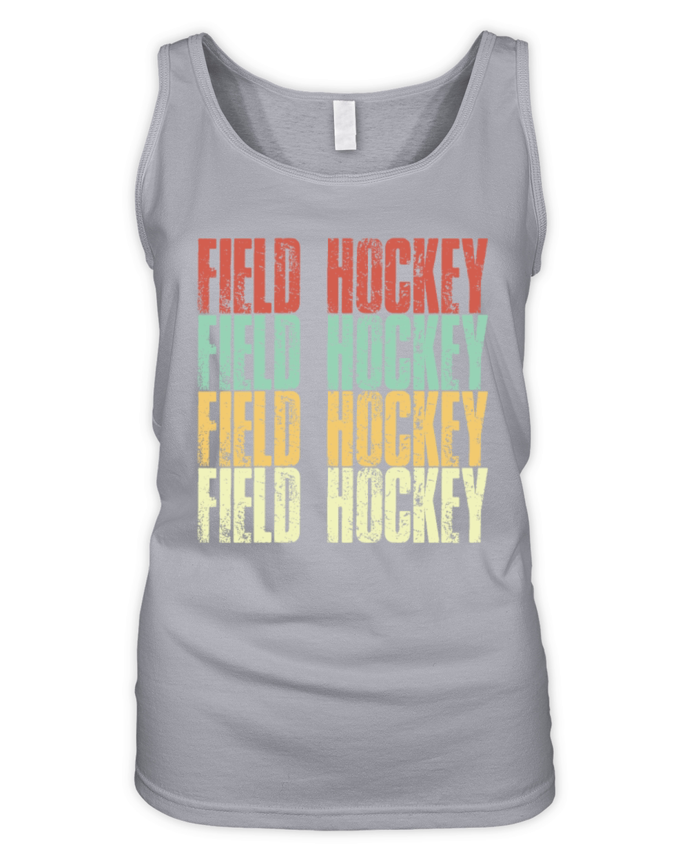 Field Hockey Vintage Organic Women's Tank Top