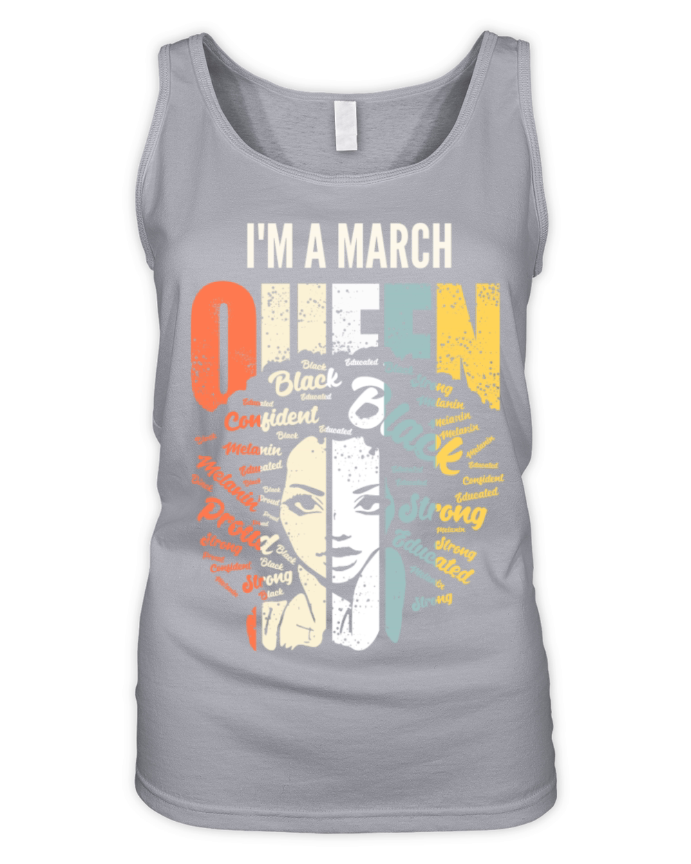 Im a march queen - birthday gift for women Organic Women's Tank Top