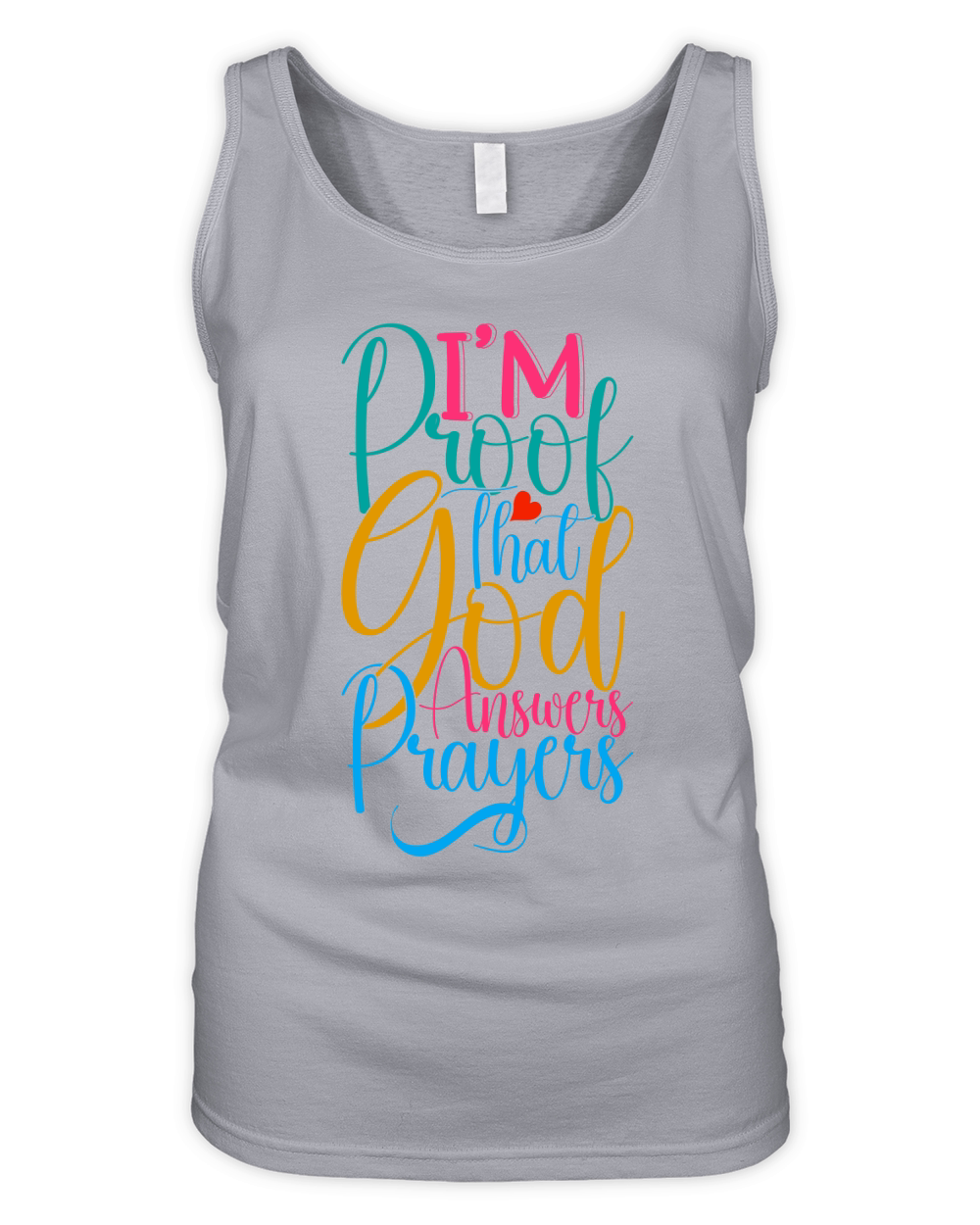 Im Proof That God Answers Prayers Organic Women's Tank Top