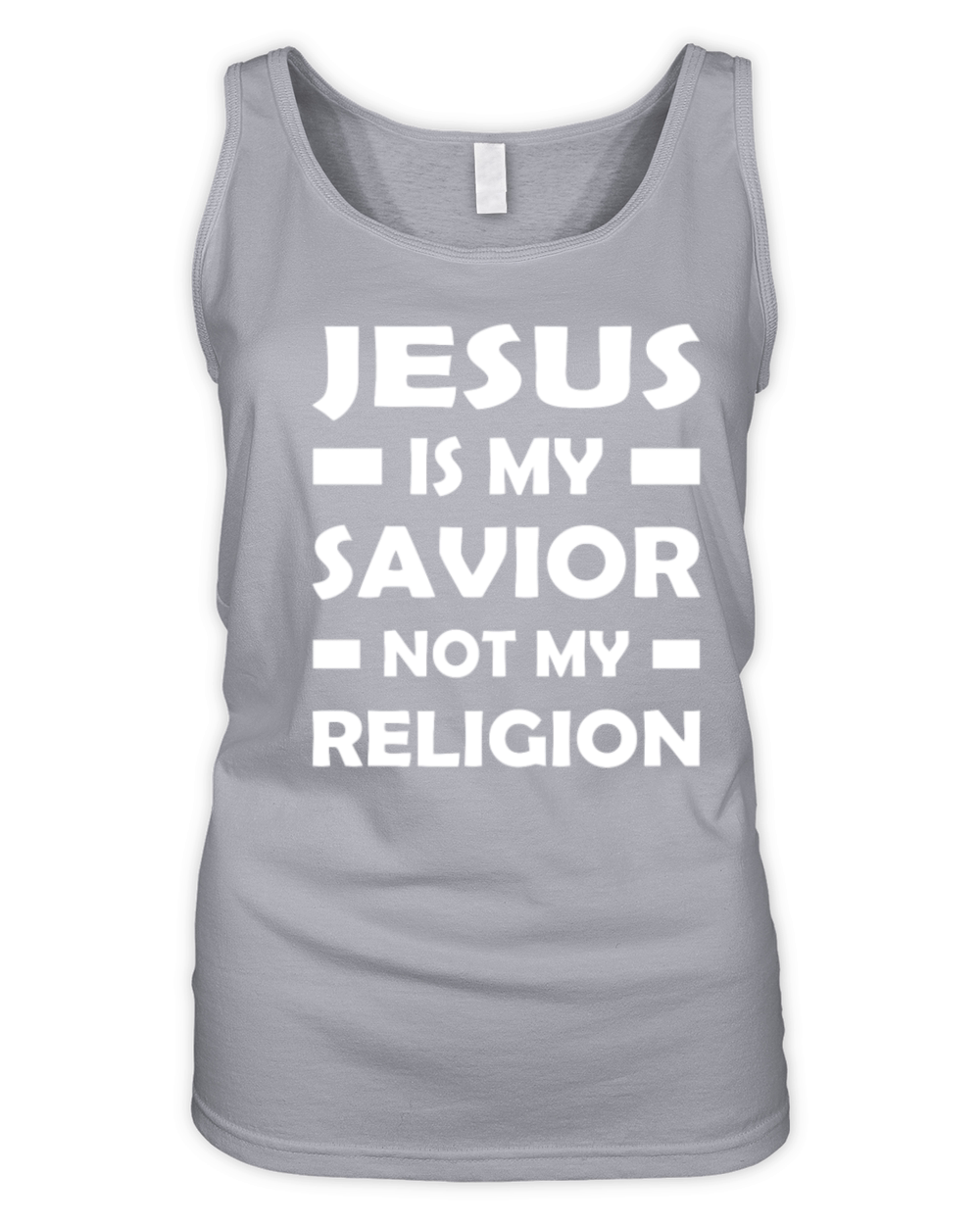 Jesus Is My Savior Not My Religion Organic Women's Tank Top