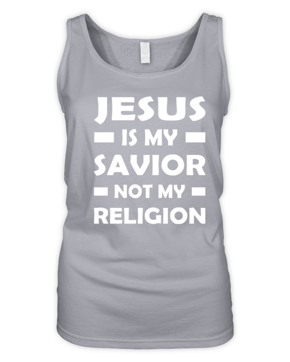 Jesus Is My Savior Not My Religion Organic Women's Tank Top