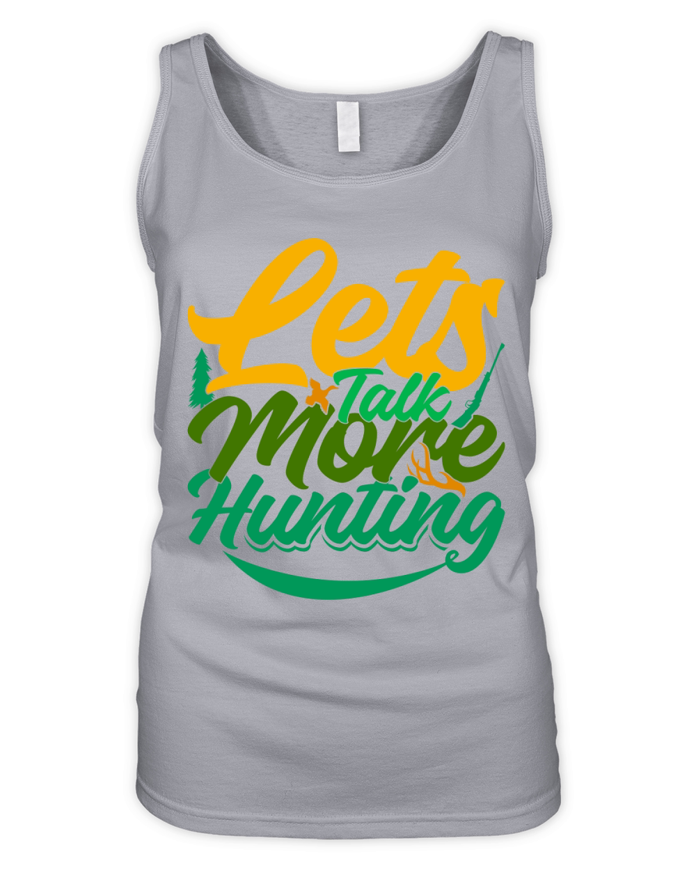 Lets Talk More Hunting Organic Women's Tank Top