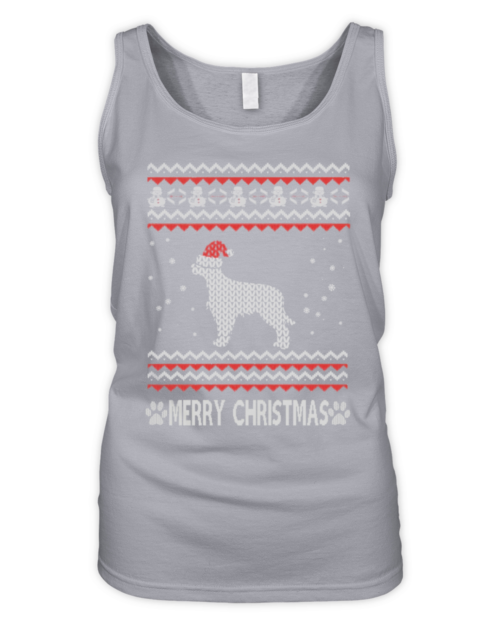 Merry christmas Dogs-GORDON SETTER Organic Women's Tank Top