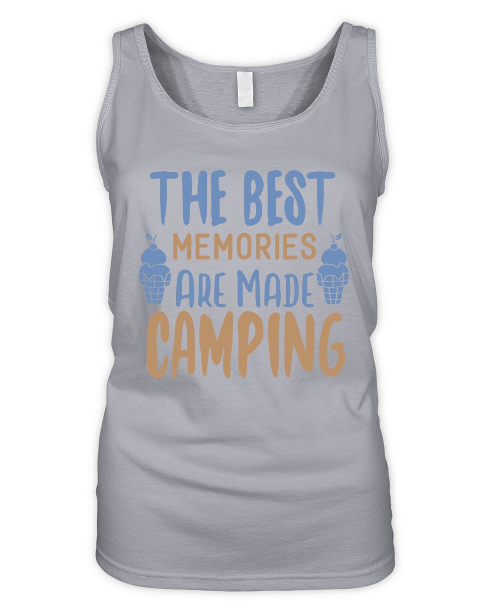 The Best Memories Are Made Camping Organic Women's Tank Top