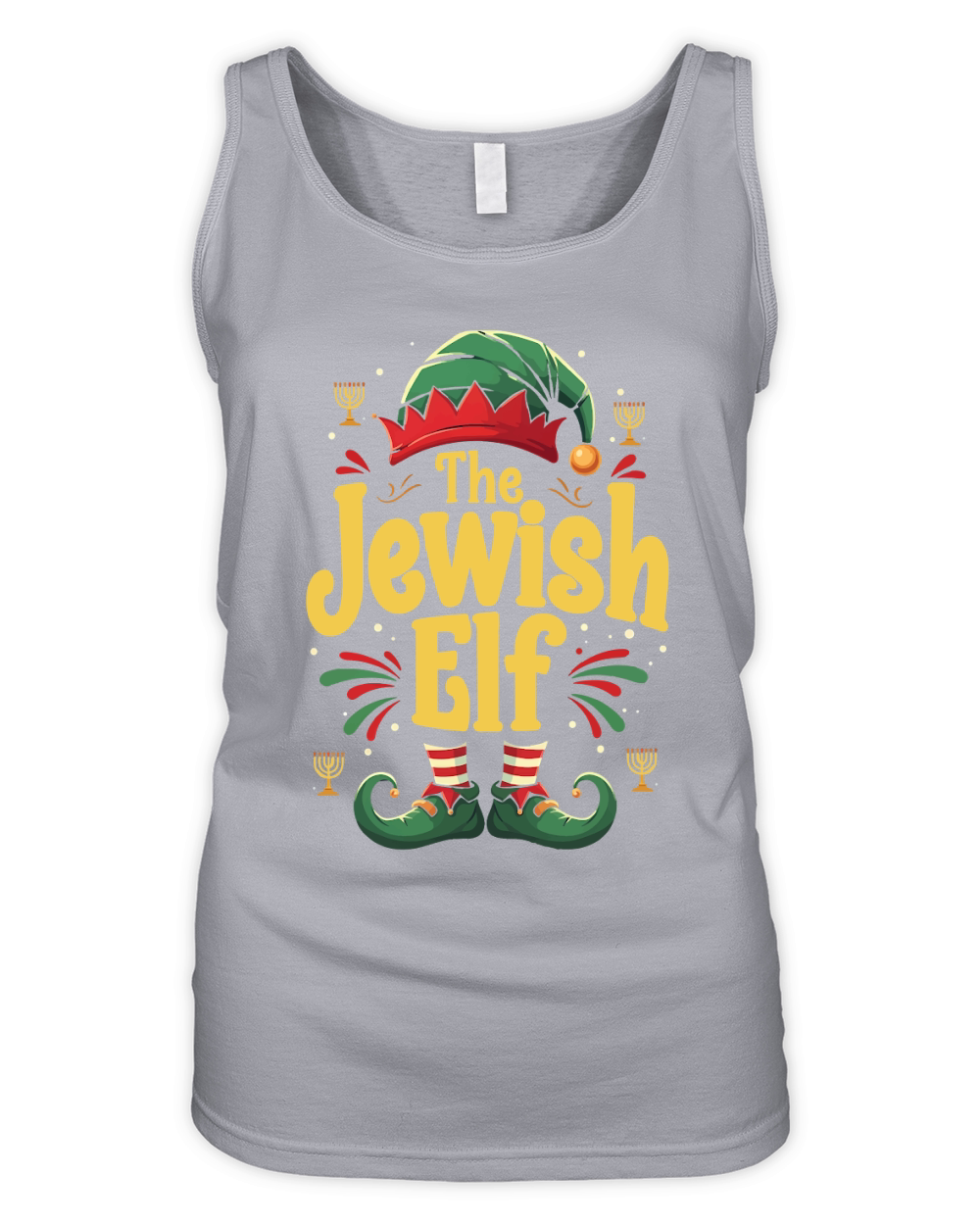 The Jewish Elf 02 Organic Women's Tank Top