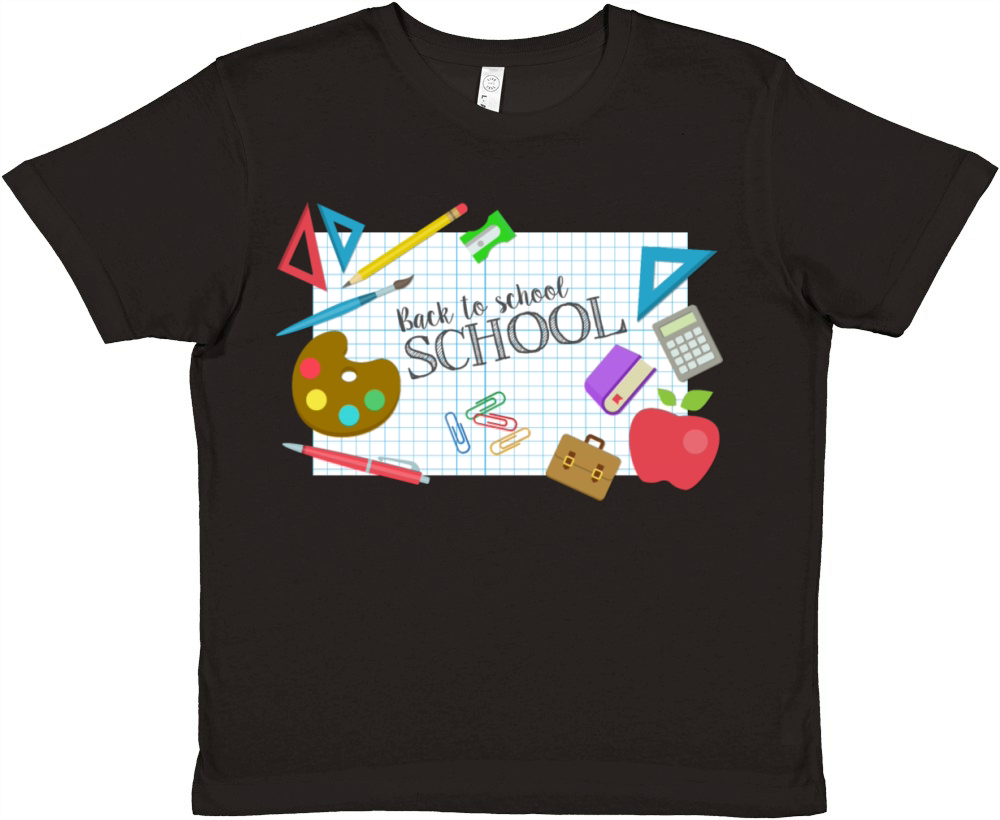 Back to school accessory Premium Kids Crewneck T-shirt