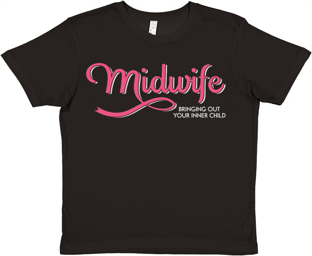 Bringing Out Your Inner Child   Midwife 02 Premium Kids Crewneck T-shirt