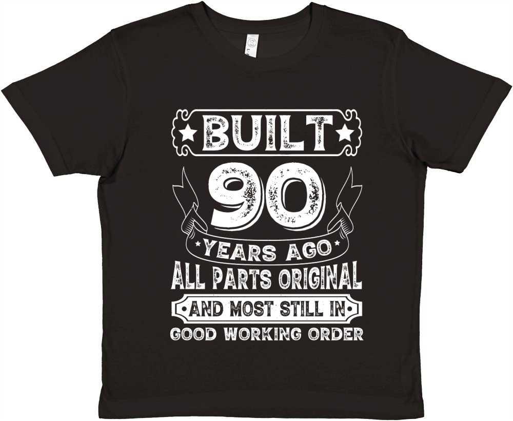 Built 90 Years Ago All Parts Original  (2) Premium Kids Crewneck T-shirt