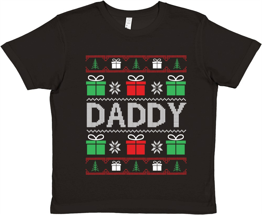 Daddy ugly Christmas Premium Kids Crewneck T-shirt